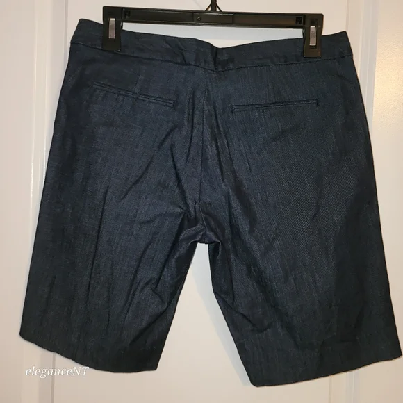 Banana Republic Dark Denim Hampton fit shorts Sz: 2 - Picture 5 of 5
